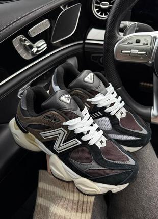 Кроссовки new balance 9060 “dark brown” premium