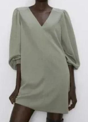 Стильна жіноча сукня,олива , zara ,ml