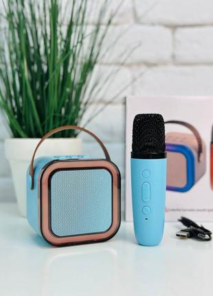 Колонка + мікрофон з led підсвічуванням