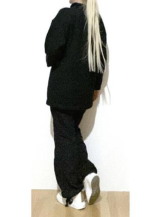 L зимовий теплий довгий чорний светр жіночий