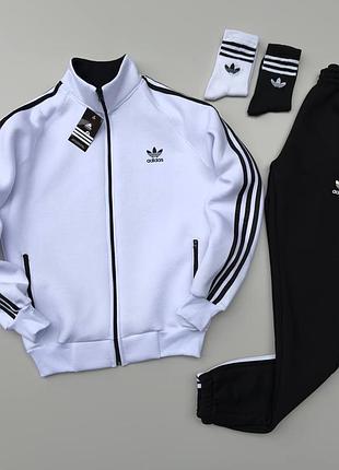 Костюм adidas зима: кофта-штани 2 пари шкарпетки у подарунок