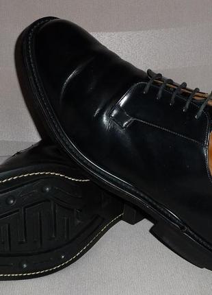 "cheaney"handmade элитная муж.обувь подошва "golfer itshide" туфли р-44 оригинал-100%кожа!состояние!