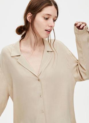 Рубашка pull & bear resort shirt - m 2