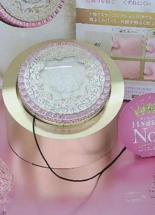 Пудра-вуаль kanebo milan collection gr face up powder genuine puff, япония