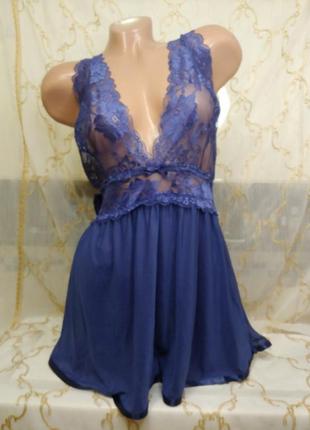 L/xl новый пеньюар с трусиками бразилиана