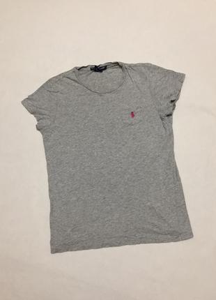 Футболка polo ralph lauren оригинальная серая