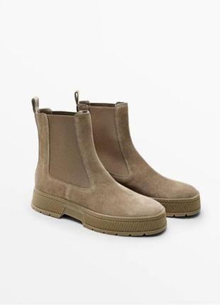 Ботинки челси massimo dutti 38 новые