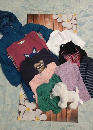 Пакет одежды на девочку 7-8 лет