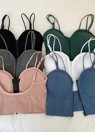 Женский топ на молнии 
нижнее белье5 фото