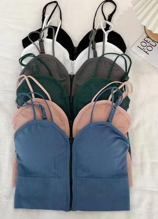 Женский топ на молнии 
нижнее белье7 фото