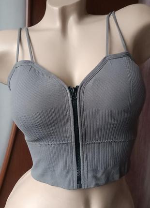 Женский топ на молнии 
нижнее белье9 фото