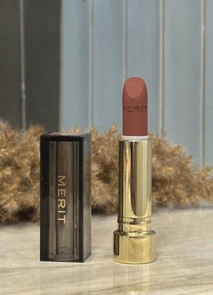 Оригінал губная помада merit signature lip lightweight matte lipstick maison mauve standart matte