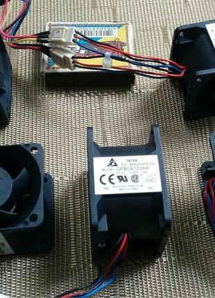 Подвійні вентилятори 40х50х32мм 12в 0.54 а  від "delta electronics"  9500 об/хв