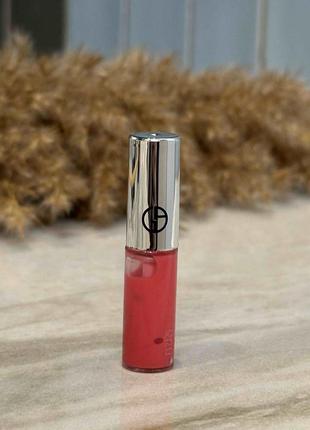 Оригінал зволожуючий блиск для губ armani beauty prisma glass hydrating lip gloss with squalane 02 candy halo