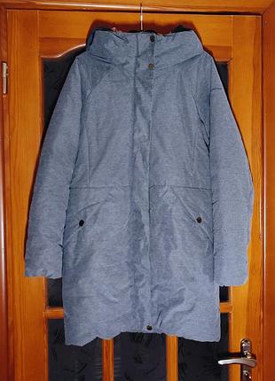 Сірий спортивний пуховик outventure m/l 48