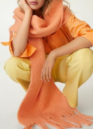 Шарф з суміші вовни mango