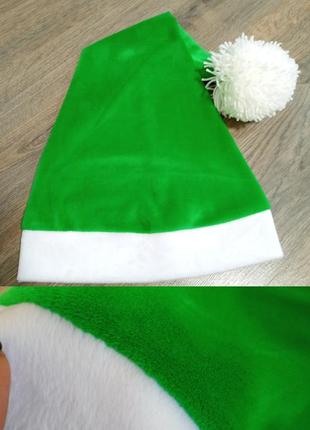 Капелюх ельфа, санта клаус з якісного флісу або велюру дитячі і дорослі