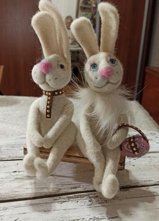 Зайцы парочка- мартин и одарочка