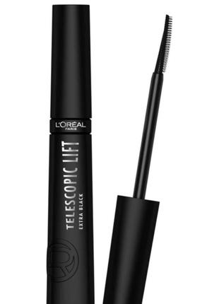 Тушь для ресниц l'oreal paris telescopic lift mascara extra black 9.9 мл (30147485)