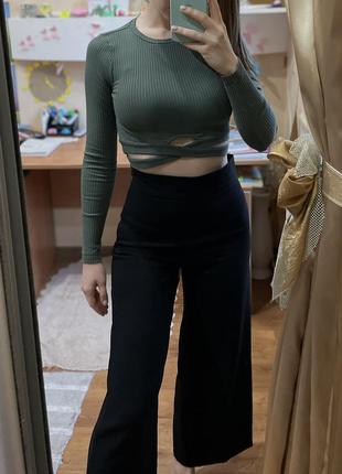 Брюки кюлоти zara