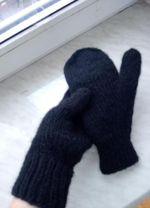 Теплые рукавички женские зимние