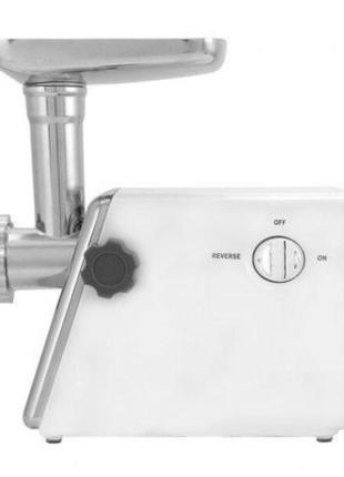 М'ясорубка із соковижималкою domotec ms-2018 2500вт. колір: білий2 фото