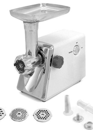 М'ясорубка із соковижималкою domotec ms-2018 2500вт. колір: білий3 фото