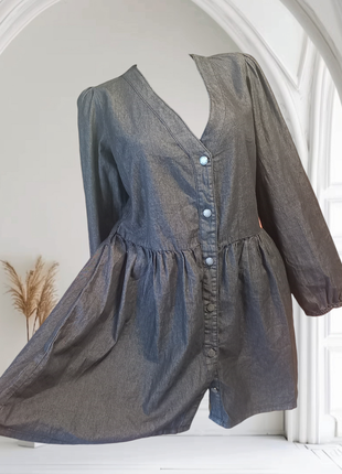 Туніка джинсова з оборкою in the style раз. 54