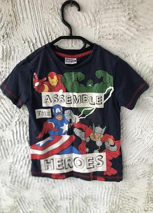 💥дитяча  футболка « marvel heroes  » (  4-5 років)💥