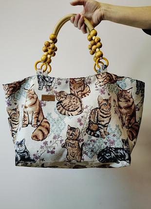 Сумка ,,котики''
