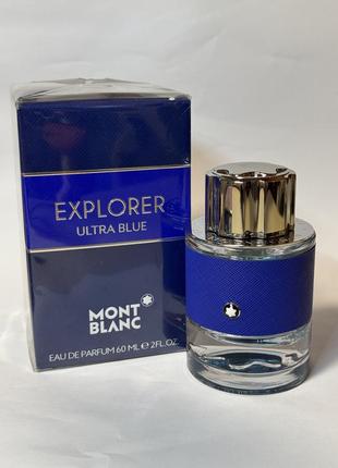 Montblanc explorer ultra blue парфумована вода для чоловіків