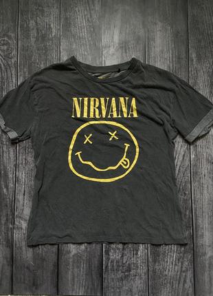 Мерч рок футболка nirvana