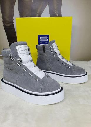 Женские хайтопы зима slat