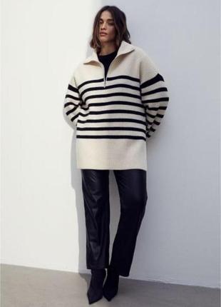 Светр h&m zara в смужку