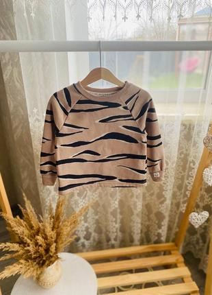 Утепленный свитшотик на 1,5-2 года, кофта