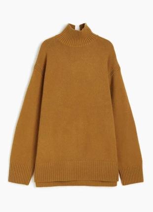 Очень  мягкий и красивый свитер оверсайз шерсть лана кашемир massimo dutti