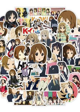 Стикеры из аниме k-on 50шт