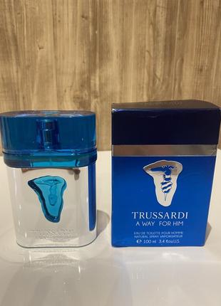 Trussardi a way for him туалетная вода 100 мл. оригинал, редкость.