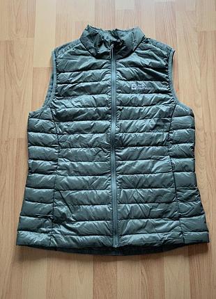 Женская пуховая жилетка jack wolfskin