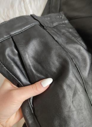 Кожаные брюки mohito