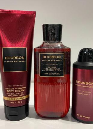 Набор для мужчины bath & bodyworks в аромате bourbon 🥃