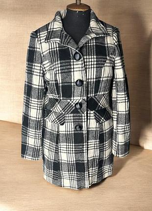 Пальто в клетку