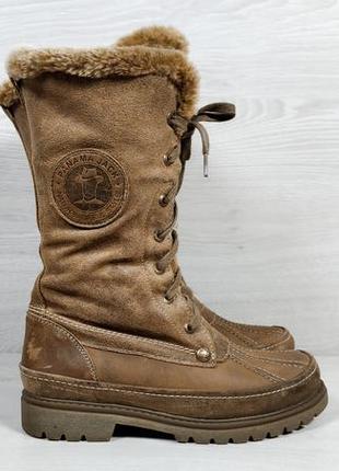 Зимние кожаные женские ботинки panama jack, размер 38