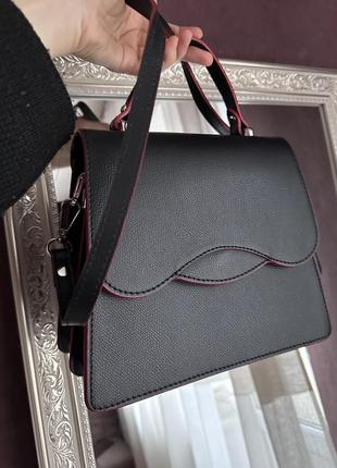 Гарна шкіряна італійська сумка