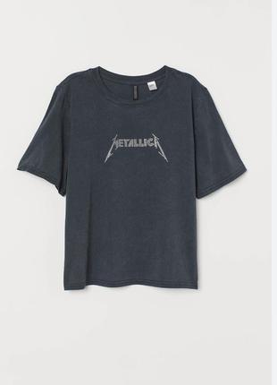 Футболка h&m metallica