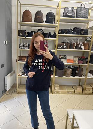 Свитшот карл лагерфельд оригинал karl lagerfeld