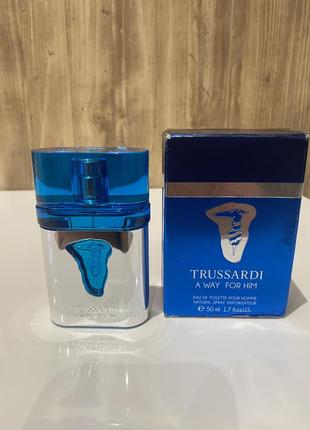 Туалетная вода для мужчин trussardi a way for him 50 мл, оригинал