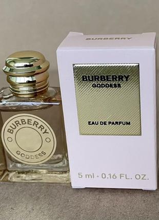 Burberry goddess edp парфюмированная вода 5ml