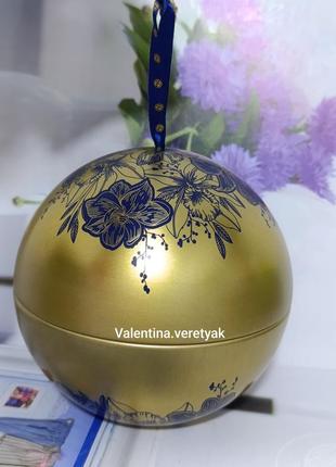 Большой новогодний шар шарик шкатулка yves rocher ив роте болой новогодний слой шкатулка ов роше