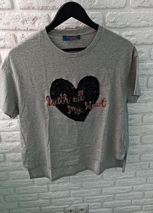 Оригинальная футболка trussardi jeans. р м